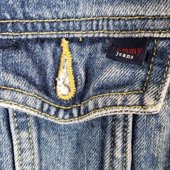 Tommy Hilfiger Ginny Jacket Vintage Denim XS EUC - Picture 2 of 12